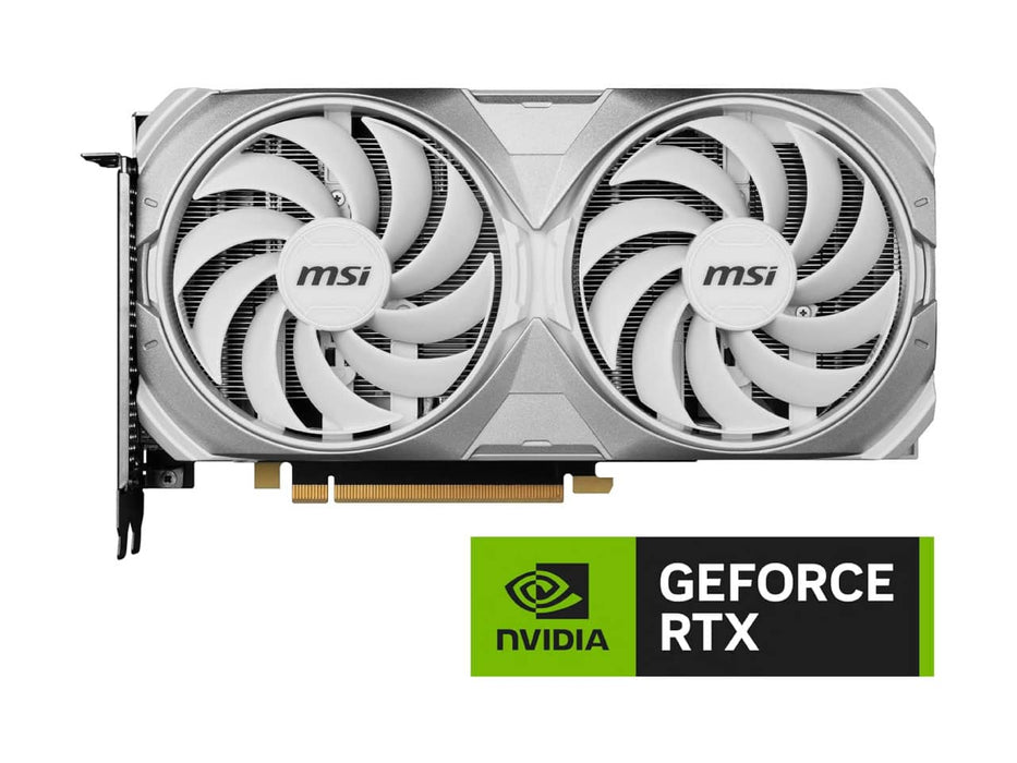 MSI GeForce RTX 4070 Super 12G Ventus 2X White OC, Gaming Graphics Card  (12GB GDDR6X) G4070S12V2WC