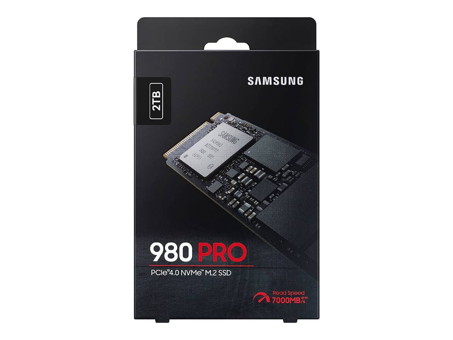 Samsung 980 Pro 2TB NVMe M.2 2280 PCIe 4.0 Solid State Drive (SSD) - MZ-V8P2T0
