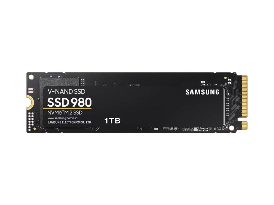 Samsung 980 1TB NVMe M.2 2280 PCIe 3.0 Solid State Drive (SSD) - MZ-V8V1T0B/AM