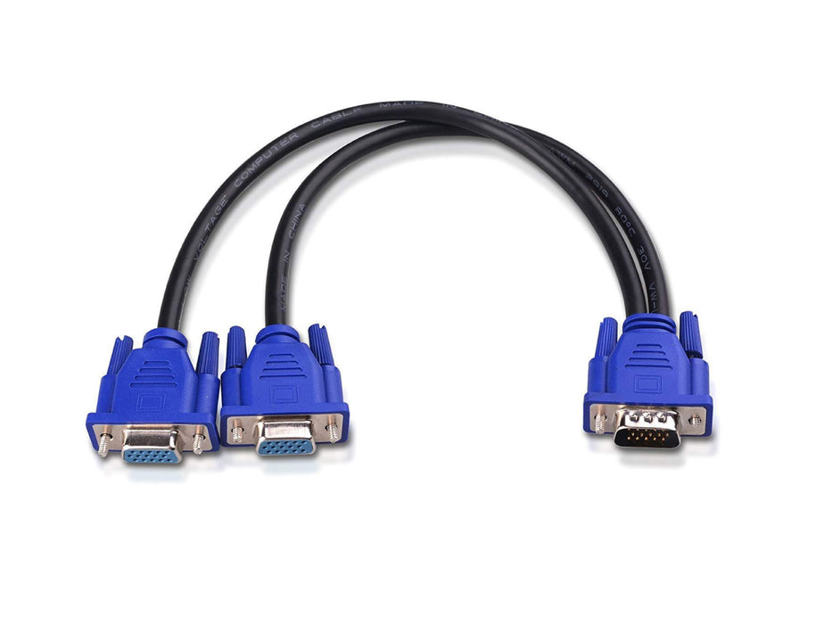 Cable Matters FHD VGA Splitter Cable (1ft, Screen Duplication Only)