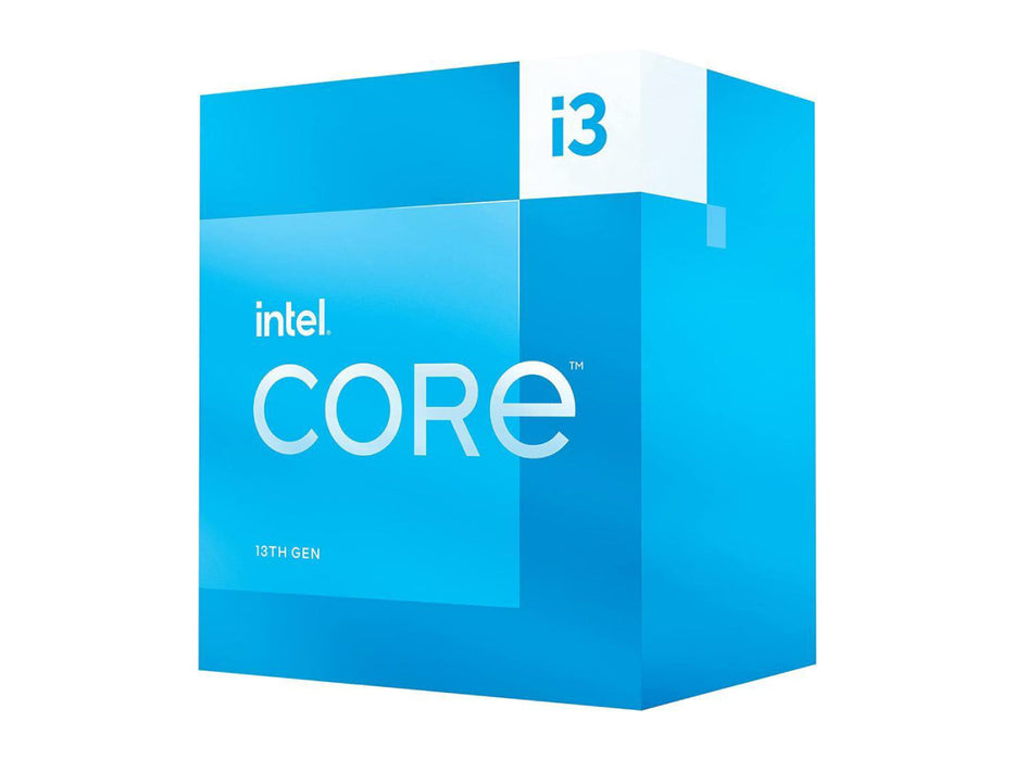 Intel Core i3-13100, LGA 1700 Socket, 13th Gen i3, 4-Core, Intel UHD Graphics 730, Desktop Processor