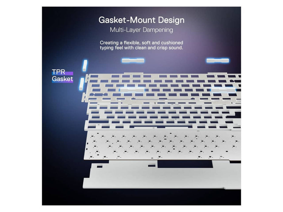 Redragon K673 Pro 75% Wireless Gasket RGB Gaming Keyboard