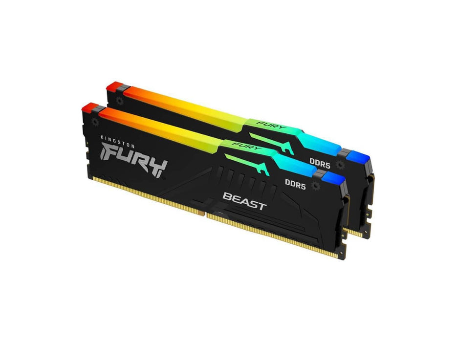 Kingston FURY BEAST 64GB (2x32GB) DDR5-6000 Desktop Memory (KF560C36BBEAK2-64)