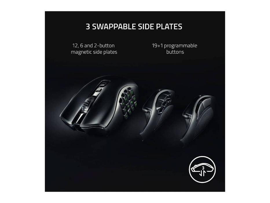 Razer Naga V2 Pro MMO Wireless Gaming Mouse with HyperScroll Pro Wheel