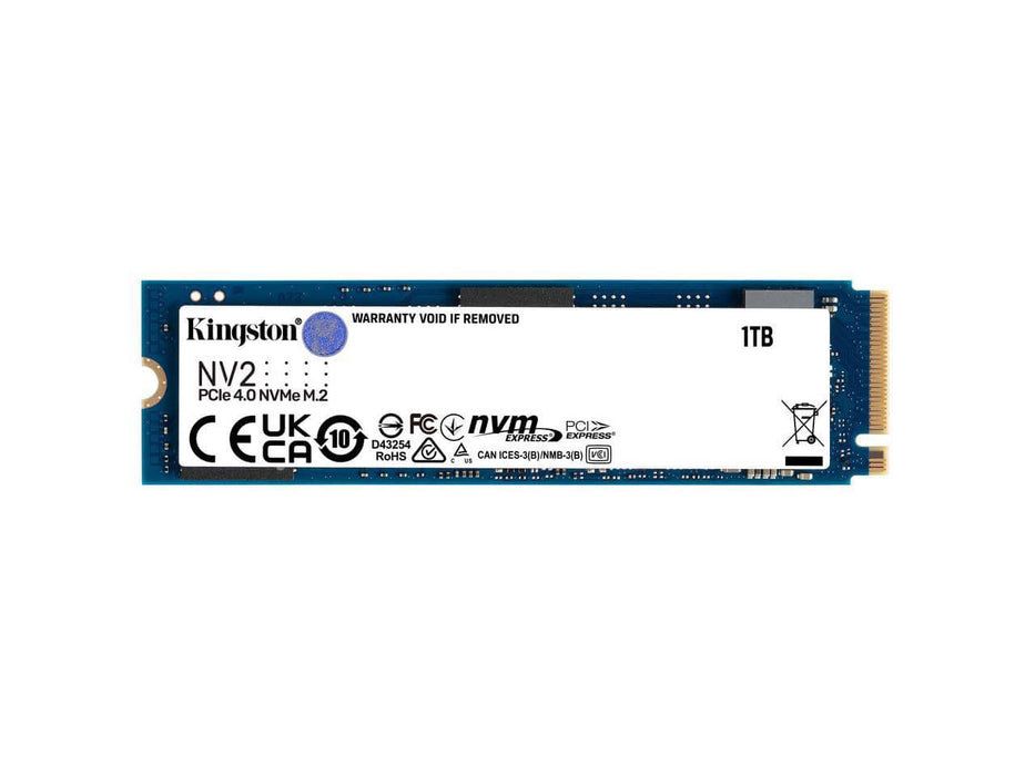 Kingston NV2 1TB NVMe M.2 2280 PCIe 4.0 Solid State Drive (SSD) - SNV2S/1000G