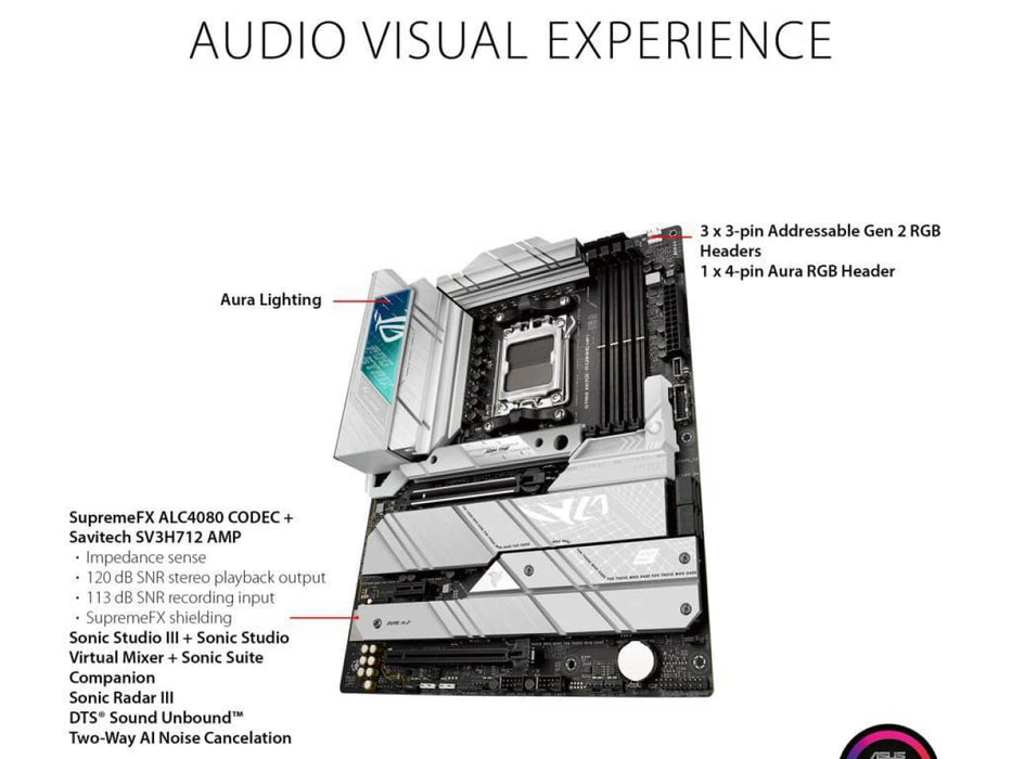 ASUS ROG Strix X670E-A Gaming WIFI AM5 AMD Ryzen 7000 DDR5 ATX Motherboard