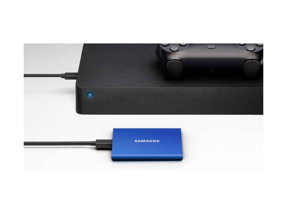 Samsung T7 2TB SSD Portable External Solid State Drive, USB 3.2 Gen 2, Blue