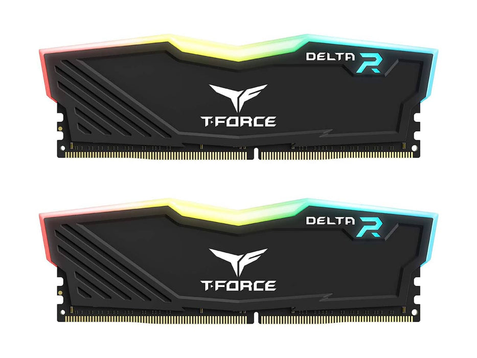 TeamGroup T-Force Delta RGB 16GB (2 x 8GB) DDR4-3600 Desktop Memory (TF3D416G3600HC18JDC01)
