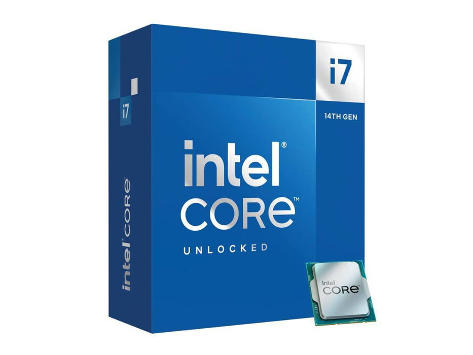 Intel Core i7-14700K, LGA 1700 Socket, 14th Gen i7, 20-Core, Intel UHD Graphics 770, Desktop Processor