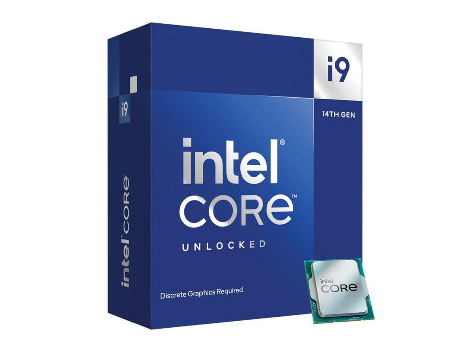 Intel Core i9-14900KF, LGA 1700 Socket, 14th Gen i9, 24-Core, Desktop Processor