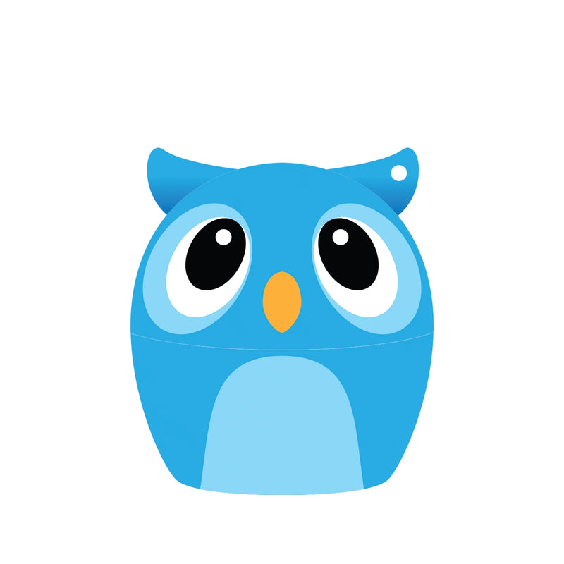 My Audio Pet Owl Blue - Owlcappela Ultra Mini Portable Bluetooth Speaker