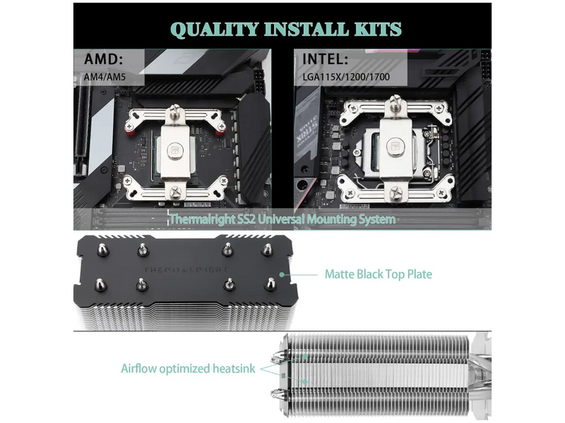 Thermalright Assassin X 120R SE V2 CPU Air Cooler / Heatsink