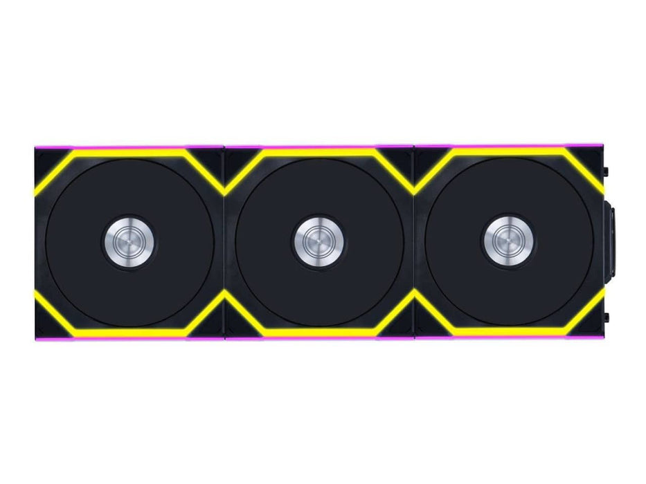 Lian Li UNI Fan SL, Wireless 120, Triple Pack (Reverse Blade) ARGB Case Fan, 2.4GHz Wireless Controller Included (12RSL1W3B)