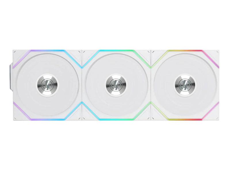 Lian Li UNI Fan TL 120 Wireless Case Fan, 2.4GHz Wireless Controller Included, Triple Pack, White (12TL1W3W)