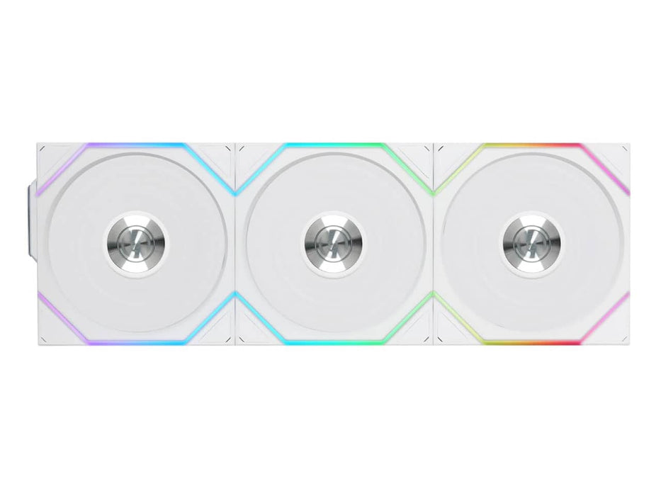 Lian Li UNI Fan TL 120 Wireless Case Fan, 2.4GHz Wireless Controller Included, Triple Pack, White (12TL1W3W)