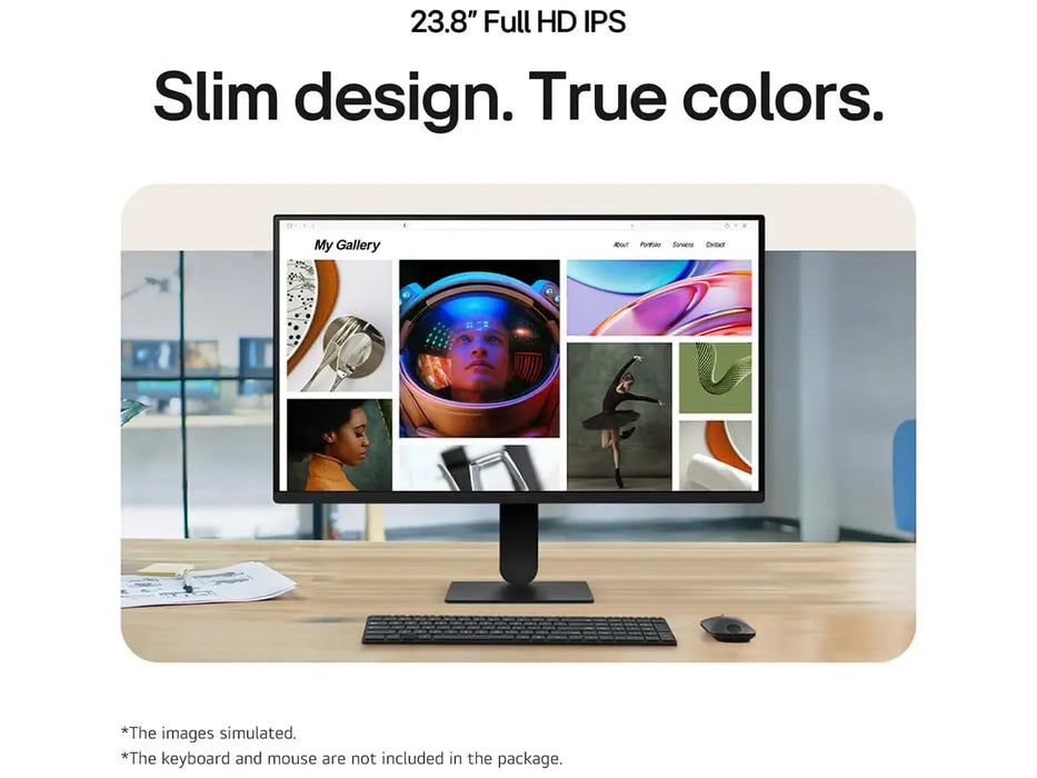 LG 23.8" FHD (1920x1080) Monitor, 120Hz, IPS, Black (24U411A-B)