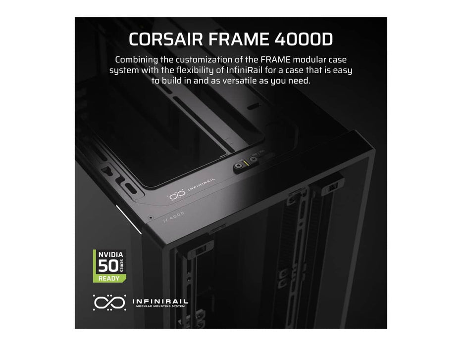 Corsair 4000D Modular High Airflow Computer Case, ATX Mid Tower (Black)