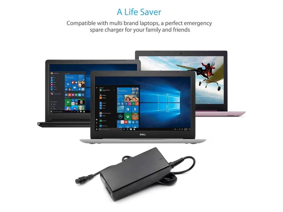 Belker 65W Universal Laptop / Notebook Charger (AC Power Adapter)