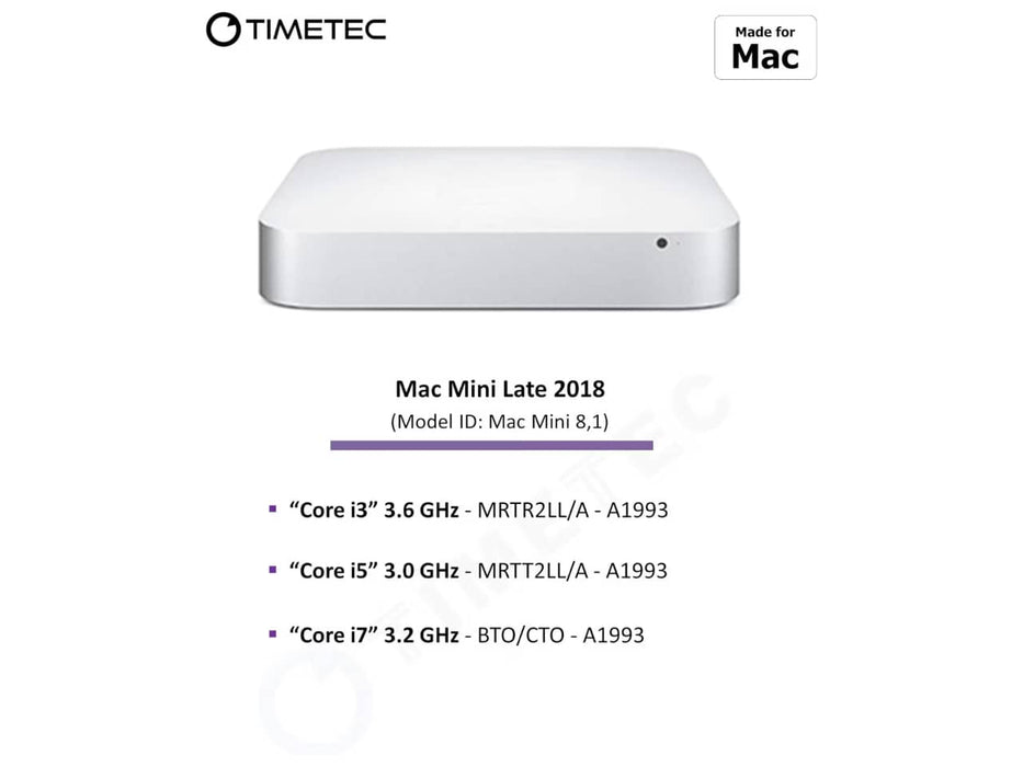 TIMETEC 32GB (2x16GB) DDR4-2666 iMAC/Mac Mini Memory (‎78AP26NUS2R8-16GK2)