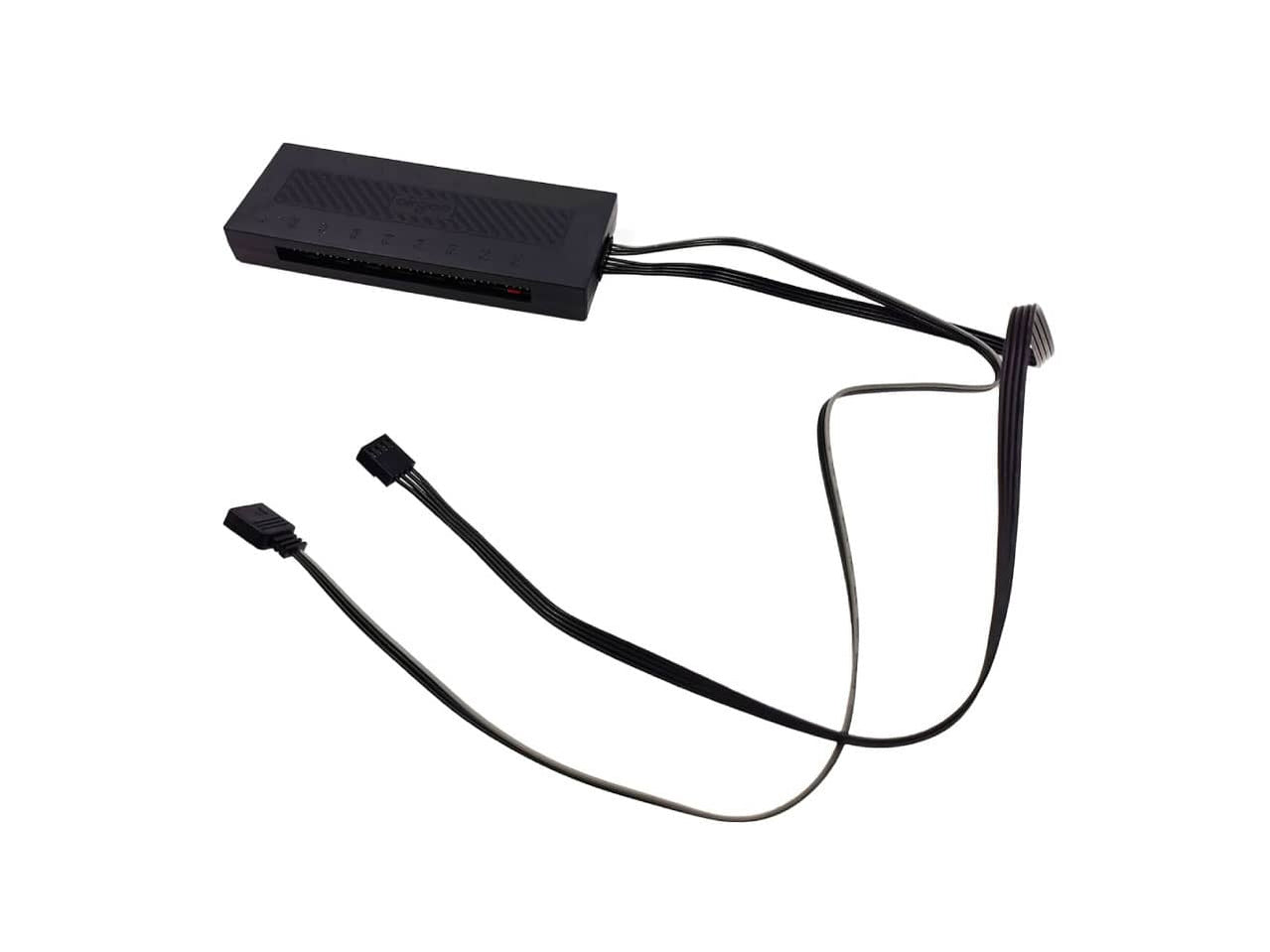 Airgoo PWN ARGB Fan Hub PC Case Fan Controller, 8 Port, 5V, 3-Pin, SAT ...