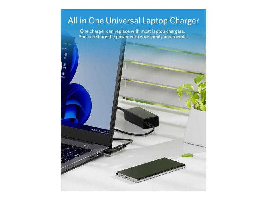 Belker 90W Universal Laptop Charger with USB-C