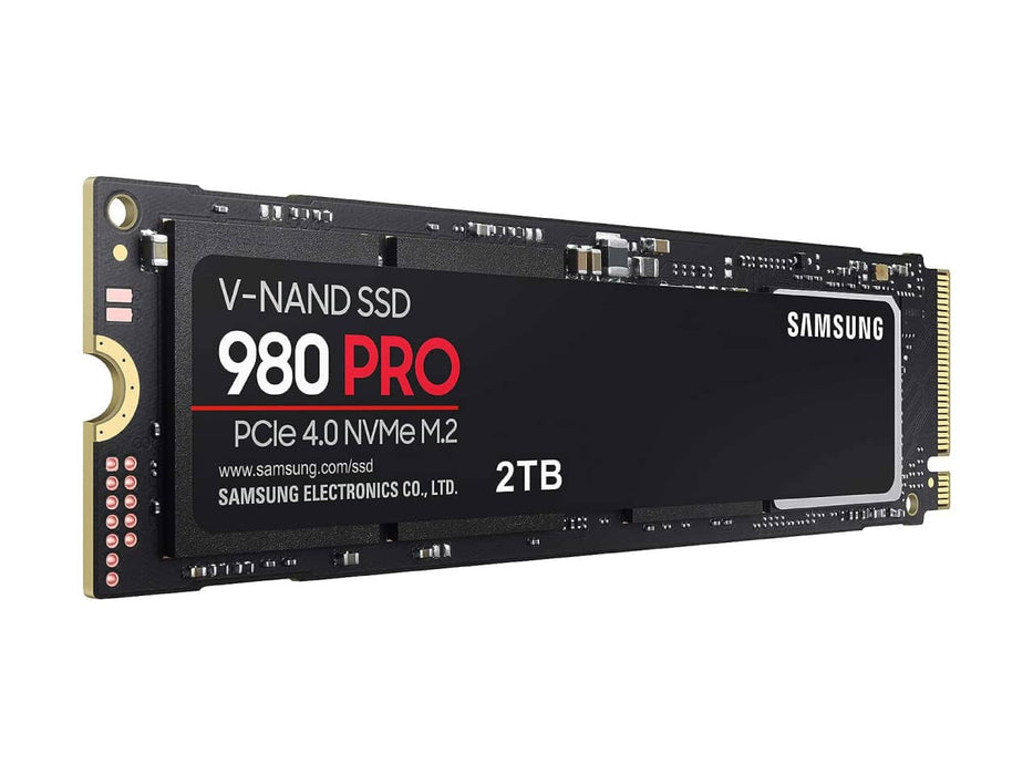 Samsung 980 Pro 2TB NVMe M.2 2280 PCIe 4.0 Solid State Drive (SSD) - MZ-V8P2T0
