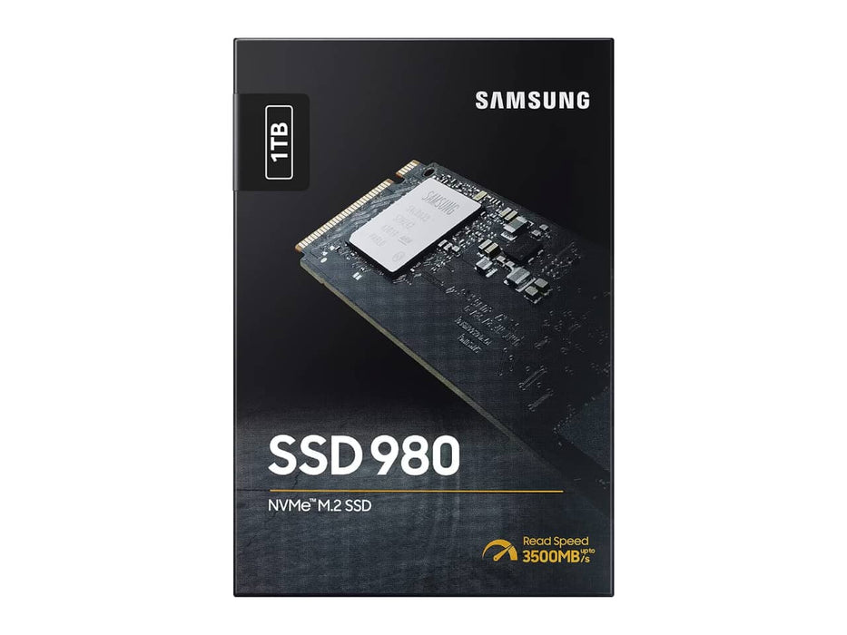 Samsung 980 1TB NVMe M.2 2280 PCIe 3.0 Solid State Drive (SSD) - MZ-V8V1T0B/AM
