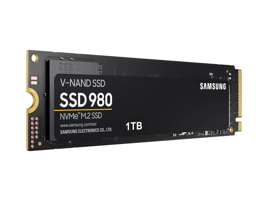 Samsung 980 1TB NVMe M.2 2280 PCIe 3.0 Solid State Drive (SSD) - MZ-V8V1T0B/AM