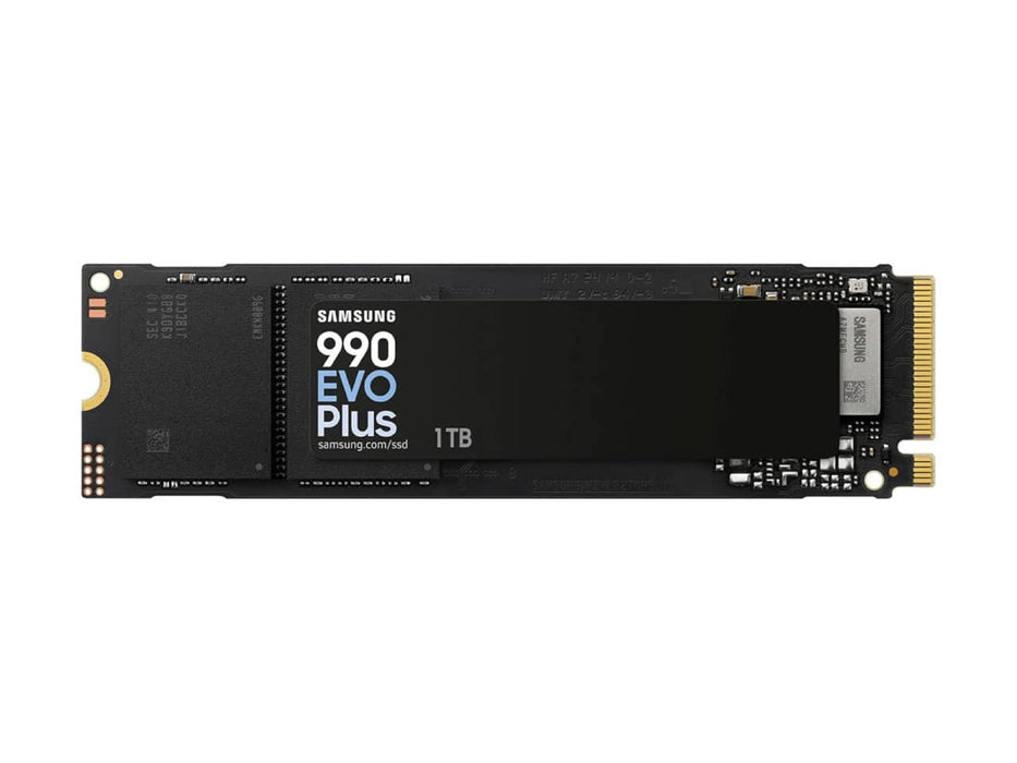 Samsung 990 EVO Plus 1TB PCIe 4.0 NVMe M.2 Solid State Drive (SSD), Read Speed up to 7,150MB/s (MZ-V9S1T0B/AM)