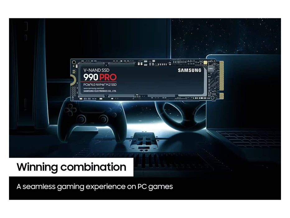 Samsung 990 PRO 1TB NVMe M.2 2280 PCIe 4.0 Solid State Drive (SSD) - MZ-V9P1T0B/AM