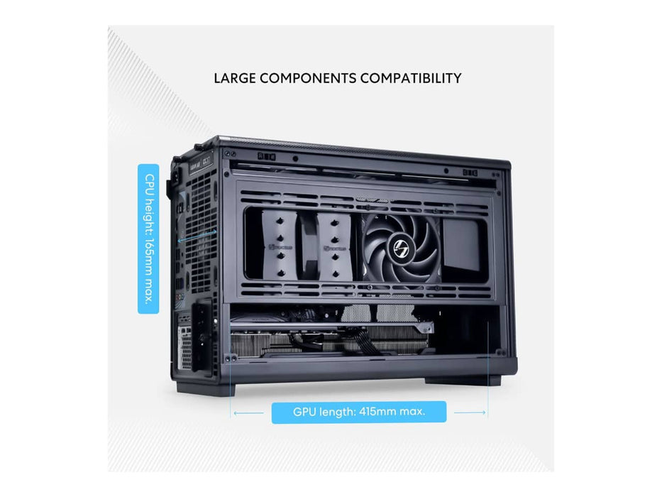 Lian Li A3-mATX 26.3L Micro Form Factor Computer Case, Black