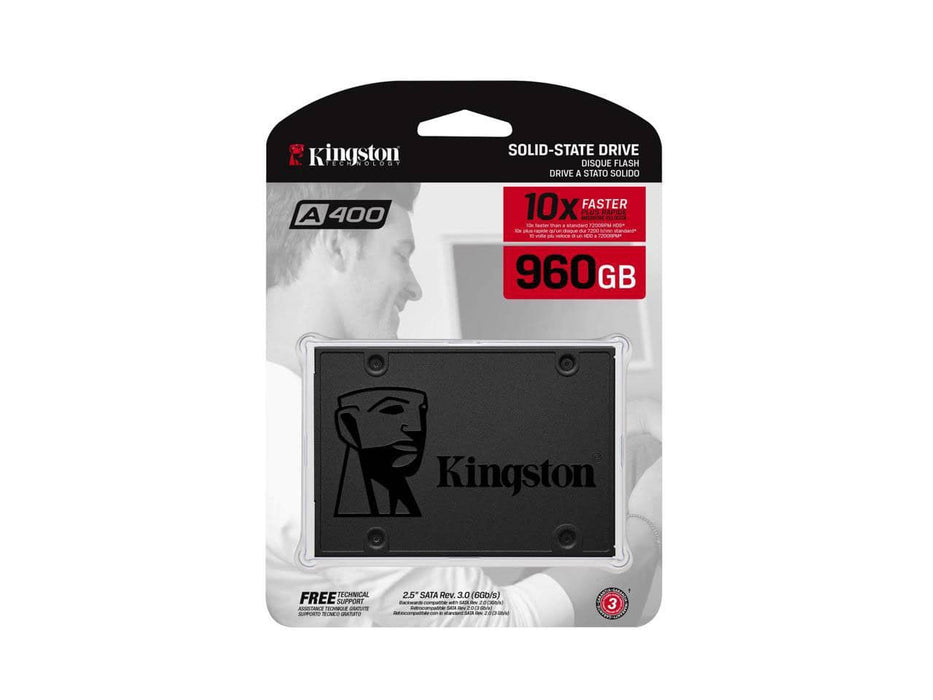 Kingston A400 960GB 2.5" SATA III Solid State Drive (SSD) - SA400S37/960G