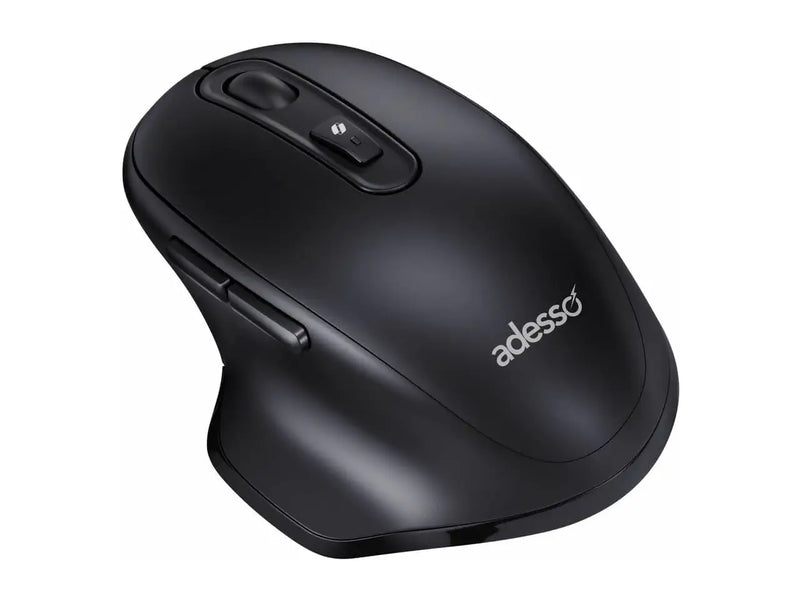 Adesso iMouse A50 Ergonomic Wireless Mouse, Bluetooth / 2.4Ghz w/ USB-C Receiver, Right Hand Design