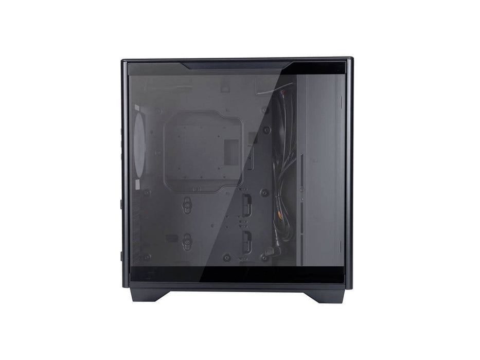 InWin A5 Computer Case, ATX Mid Tower, Tempered Glass, ARGB 120MM Rear Fan, Black (IW-CS-A5BLK-1AM120S)