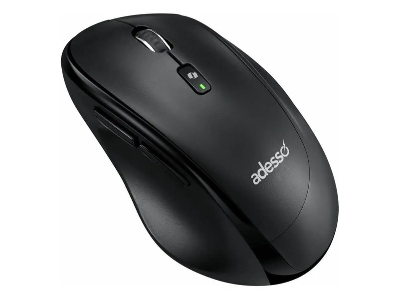 Adesso iMouse A60 Ergonomic Wireless Vertical Mouse, Bluetooth / 2.4Ghz Wireless with USB-A Receiver, Right Hand Design