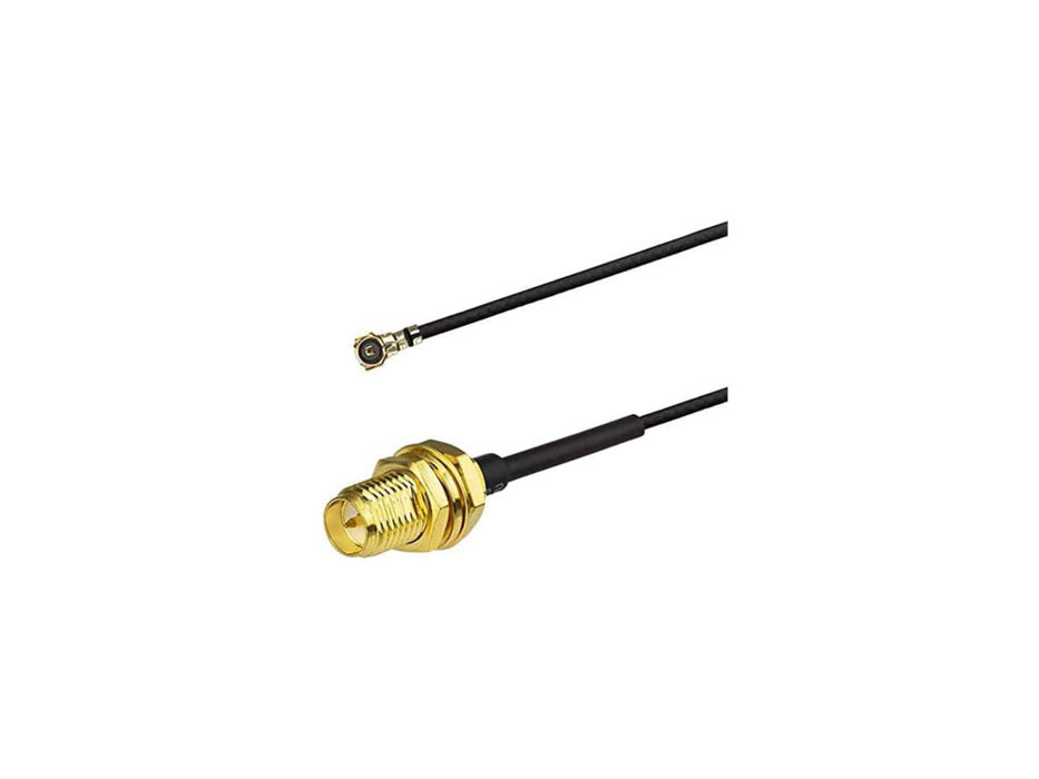 Bingfu M.2 Wi-Fi Antenna, 2.4GHz / 5GHz / 5.8GHz, 3dBi MIMO RP-SMA Male (2-pack) with 2x 12" NGFF PIEX4 to RP-SMA Cable
