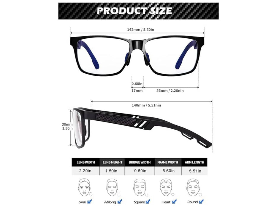 Anyluv Blue Light Filter Glasses (Unisex)