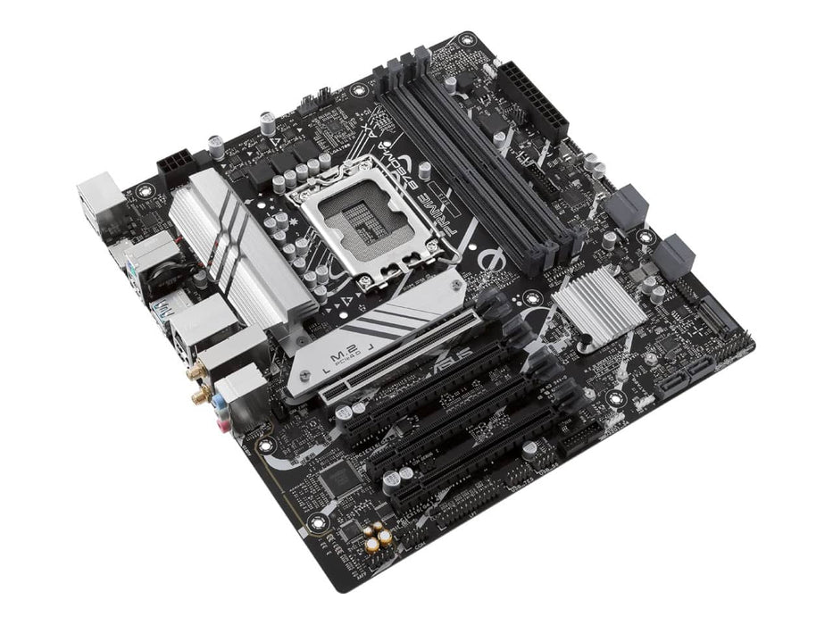 ASUS Prime B760M-A AX mATX Motherboard, Intel B760 LGA 1700, PCIe 4.0, DDR5, Wi-Fi 6