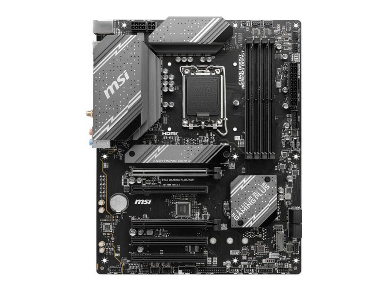 MSI B760 Gaming Plus WIFI, Intel LGA 1700, DDR5 mATX Motherboard
