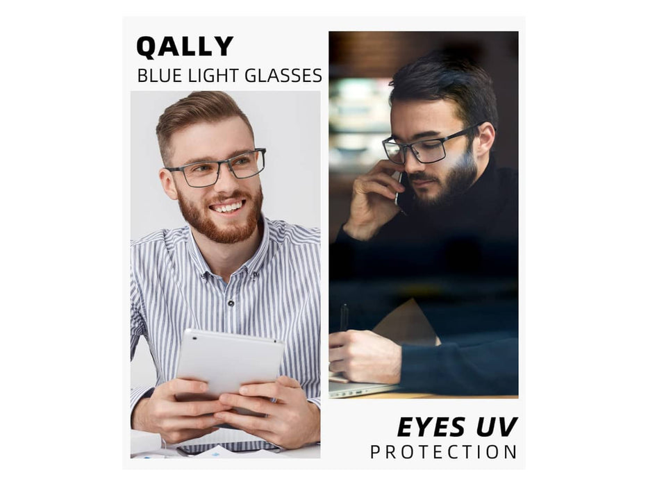 Qally Blue Light Filter Gaming Glasses (Unisex)