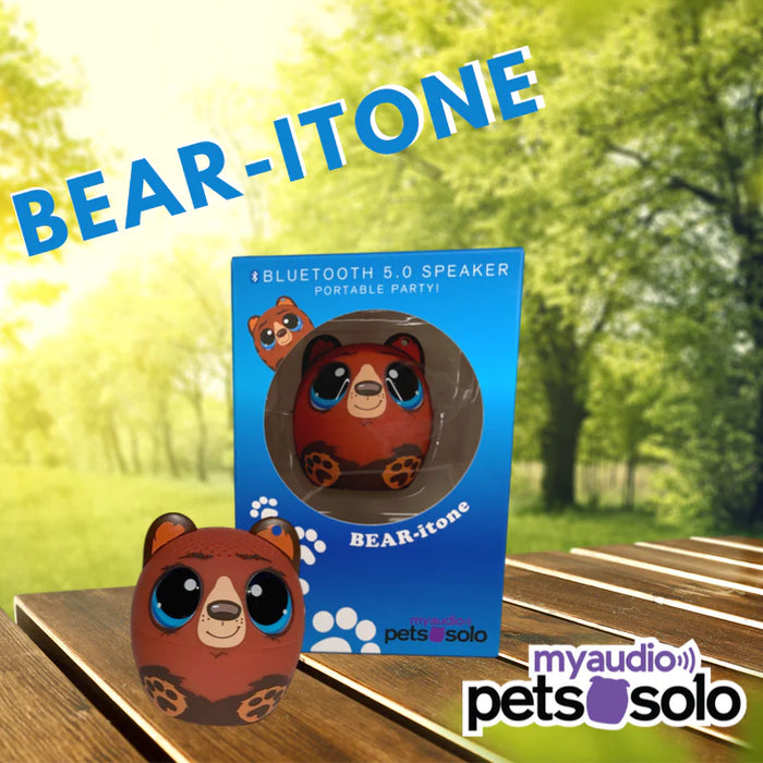 My Audio Pet SOLO: BEARitone 2" Tall Ultra Portable Bluetooth Speaker