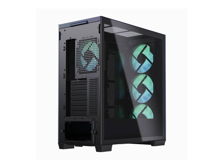 APNX C1 Premium ATX Mid Tower Computer Case, Chroma Flair (C1-R-CF-V1)