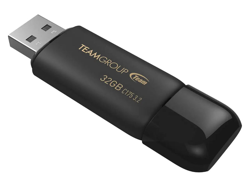 Teamgroup C175 32GB USB 3.2 Gen1 USB / Flash Drive, Matte Black