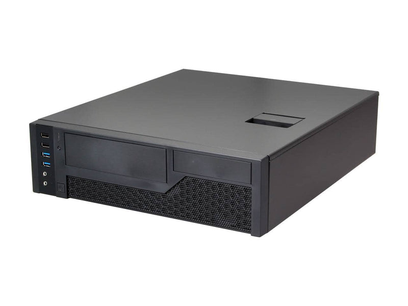 InWin Black Steel Micro ATX Mini Tower Computer Case (CE685.FH300TB3)