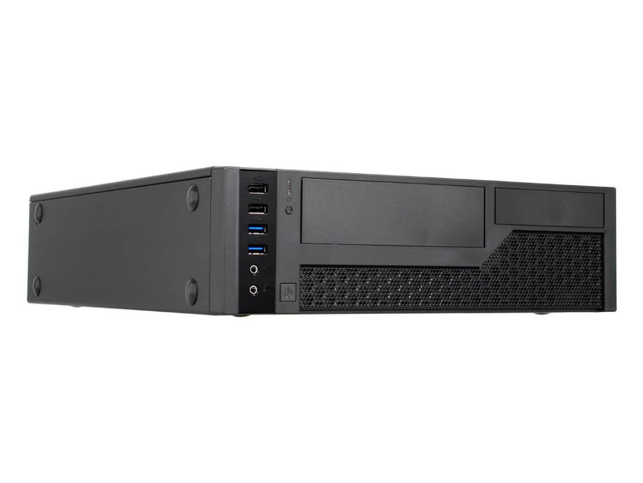 InWin Black Steel Micro ATX Mini Tower Computer Case (CE685.FH300TB3)