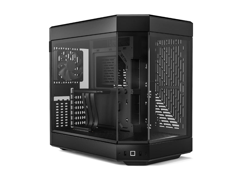 HYTE Y60 Dual Chamber Computer Case, ATX Mid Tower, Black, Tempered Glass (CS-HYTE-Y60-B)