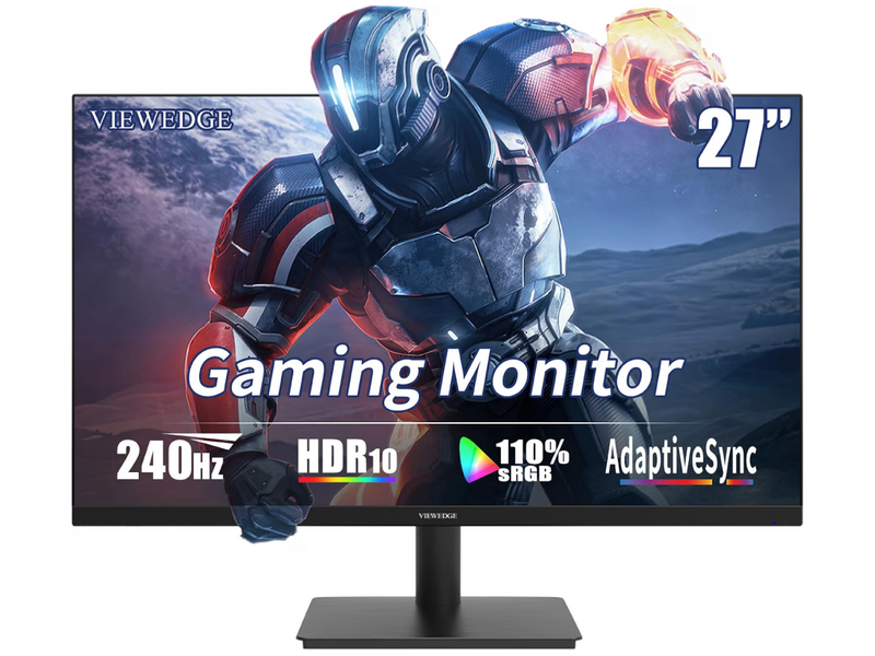 Viewedge CS27FM 27" FHD 1920x1080 Gaming Monitor, 240 Hz, FHD, 1 ms