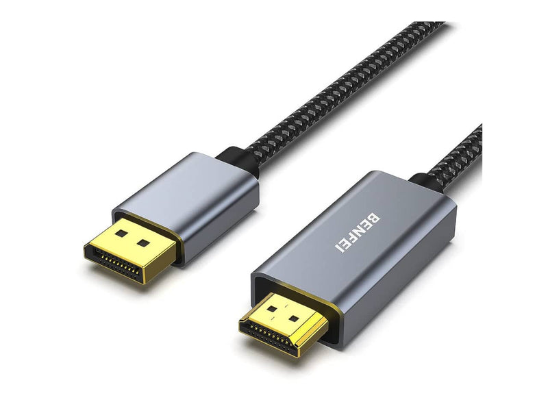 BENFEI DisplayPort to HDMI Adapter Cable (6ft, Uni-directional, Male to Male)