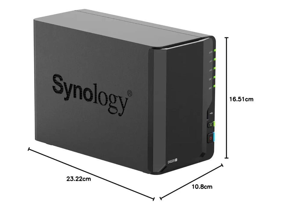 Synology DS225+ 2-Bay DiskStation (Diskless)
