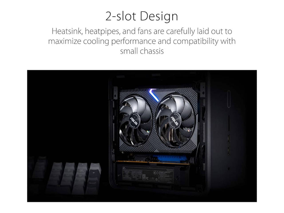 ASUS Dual GeForce RTX 3060 V2 OC Edition Graphics Card (12GB GDDR6) DUAL-RTX3060-O12G-V2